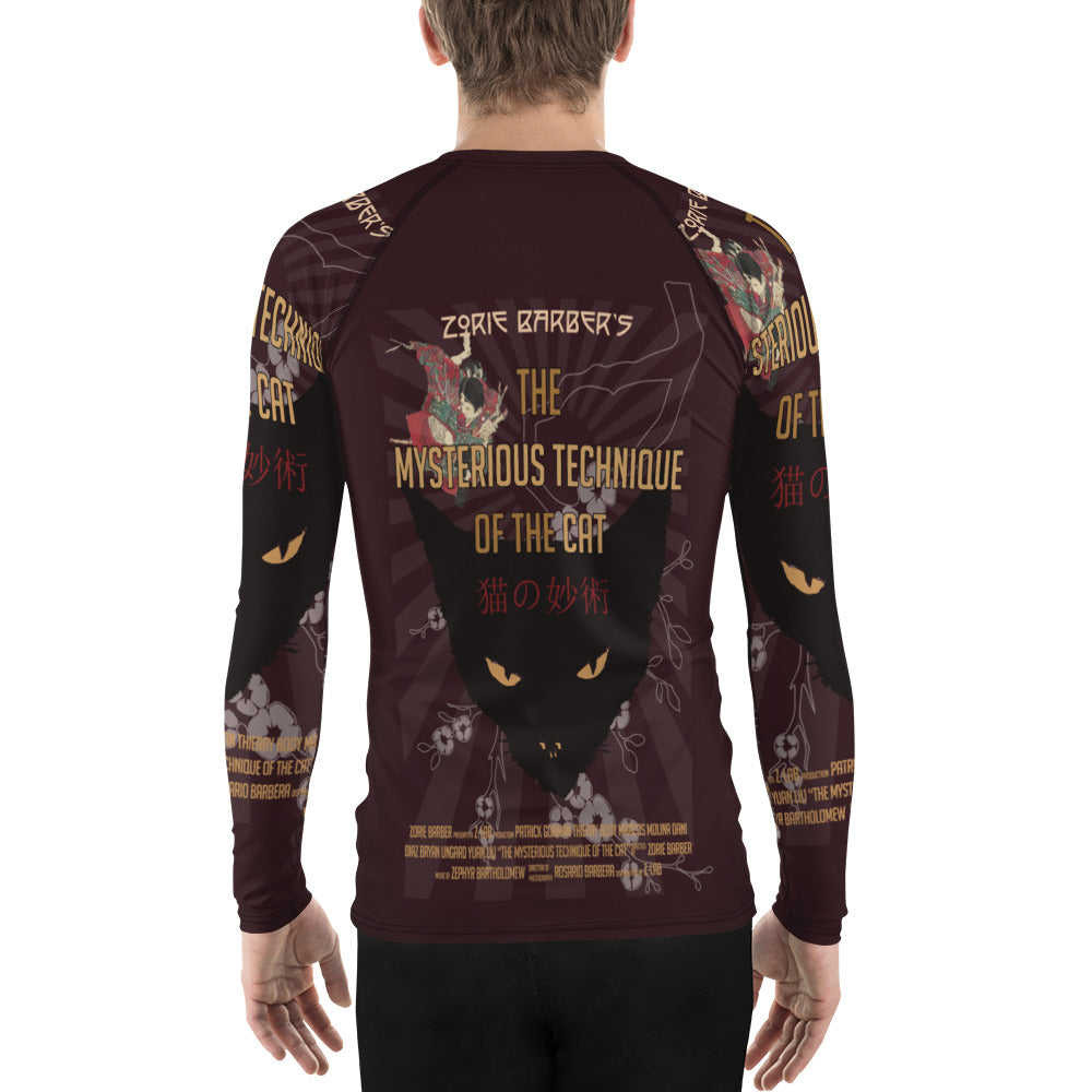 The Mysterious Technique of the Cat Poster - Rash Guard