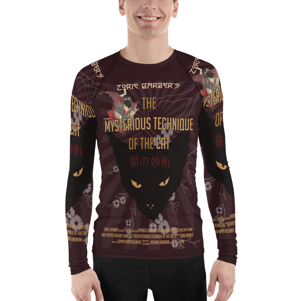 The Mysterious Technique of the Cat Poster - Rash Guard